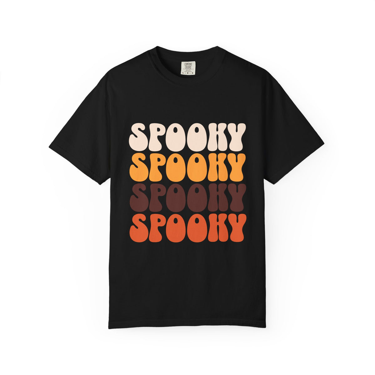 Spooky Retro Stack T-shirt | Vintage Halloween Typography