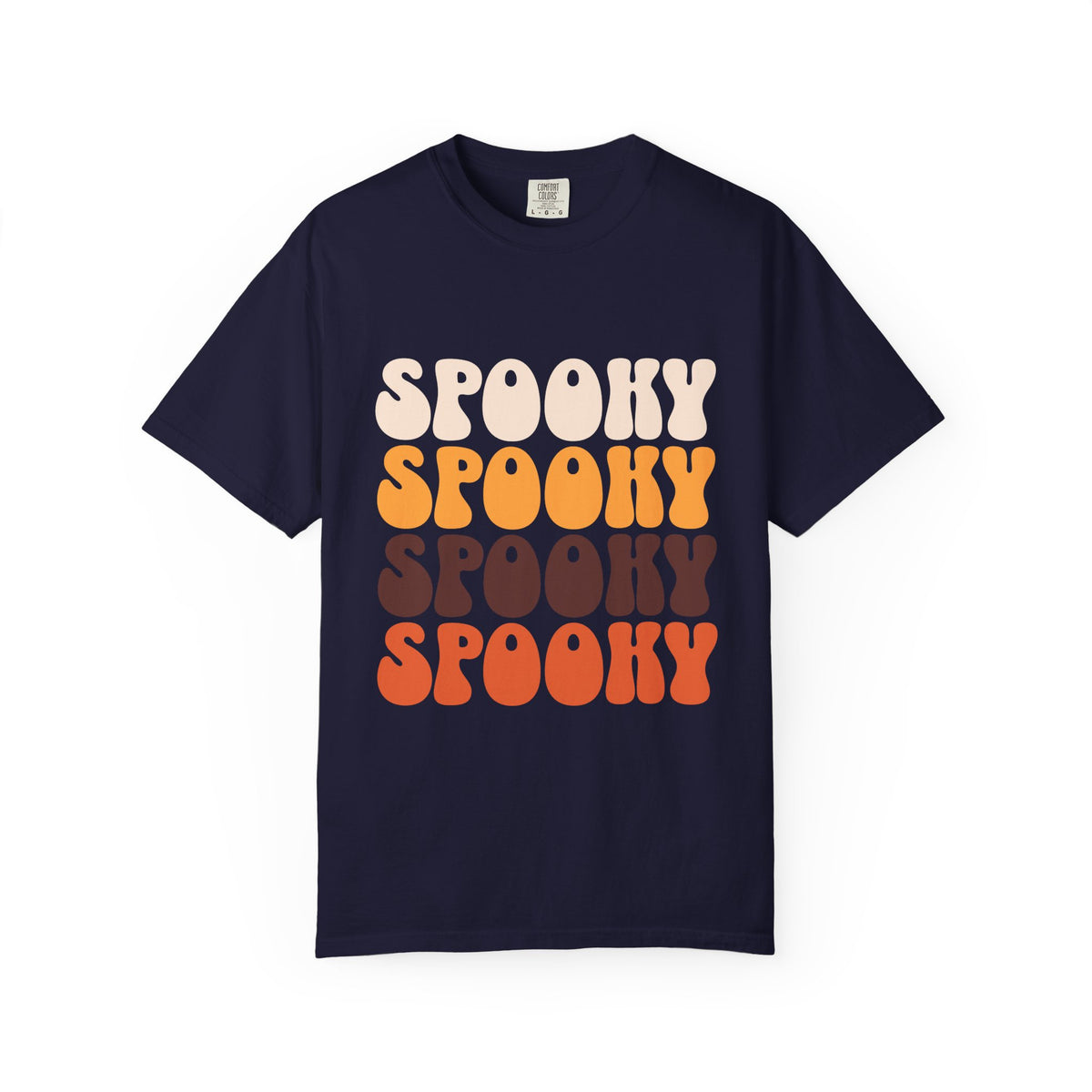 Spooky Retro Stack T-shirt | Vintage Halloween Typography