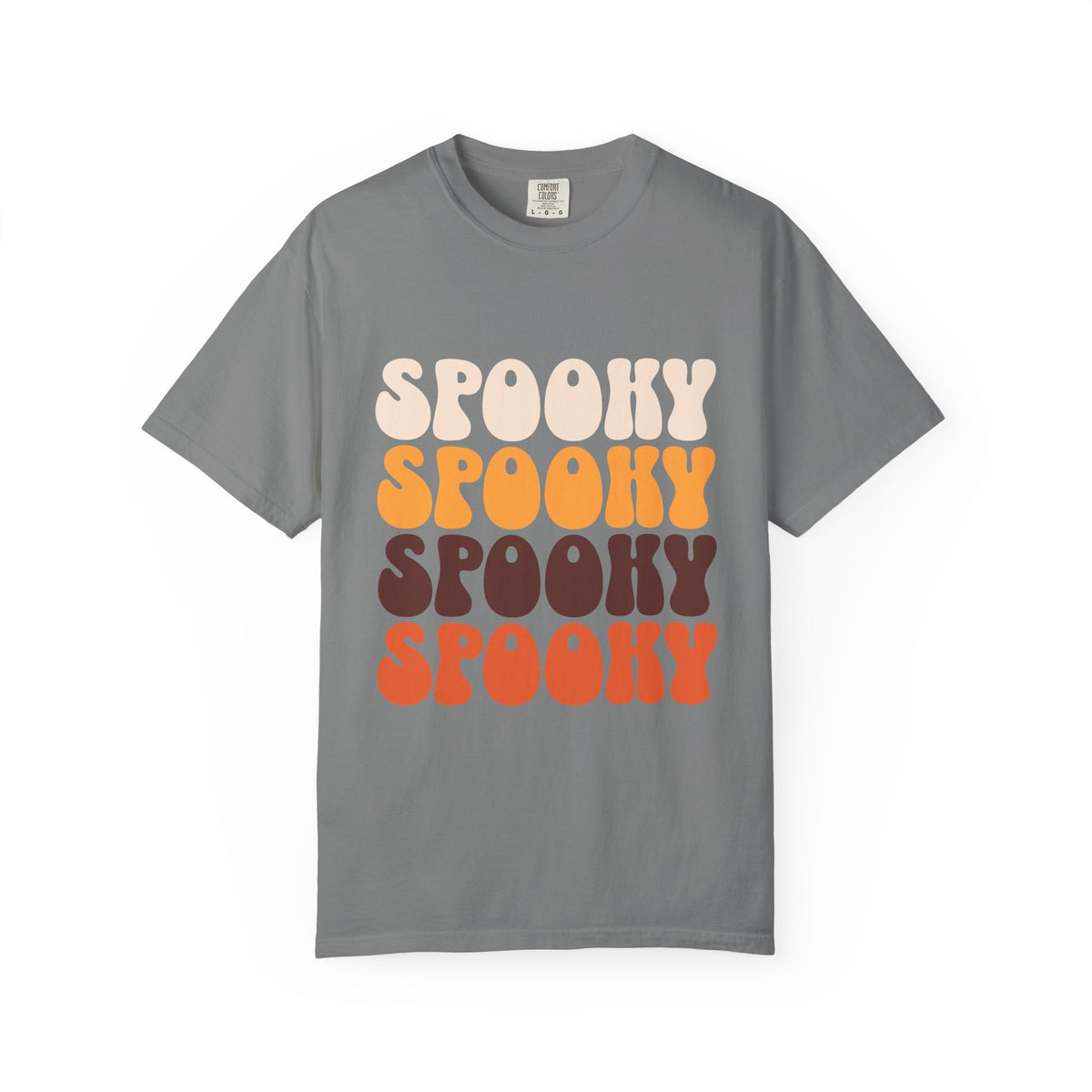 Spooky Retro Stack T-shirt | Vintage Halloween Typography