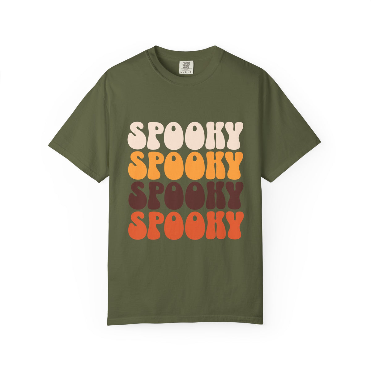Spooky Retro Stack T-shirt | Vintage Halloween Typography