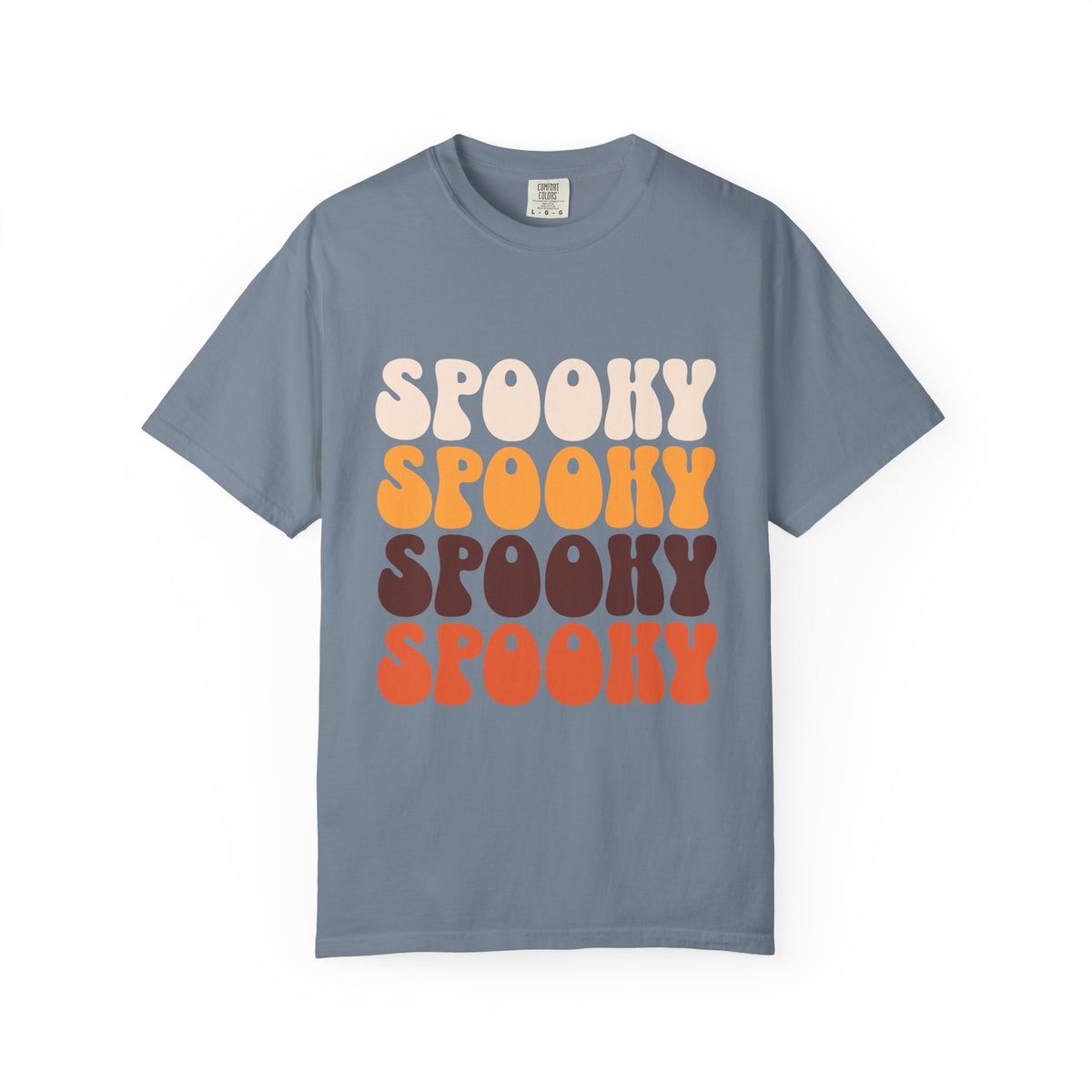 Spooky Retro Stack T-shirt | Vintage Halloween Typography