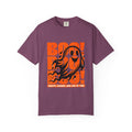 Boo Ghost Graphic T-shirt | Halloween Orange Retro Print