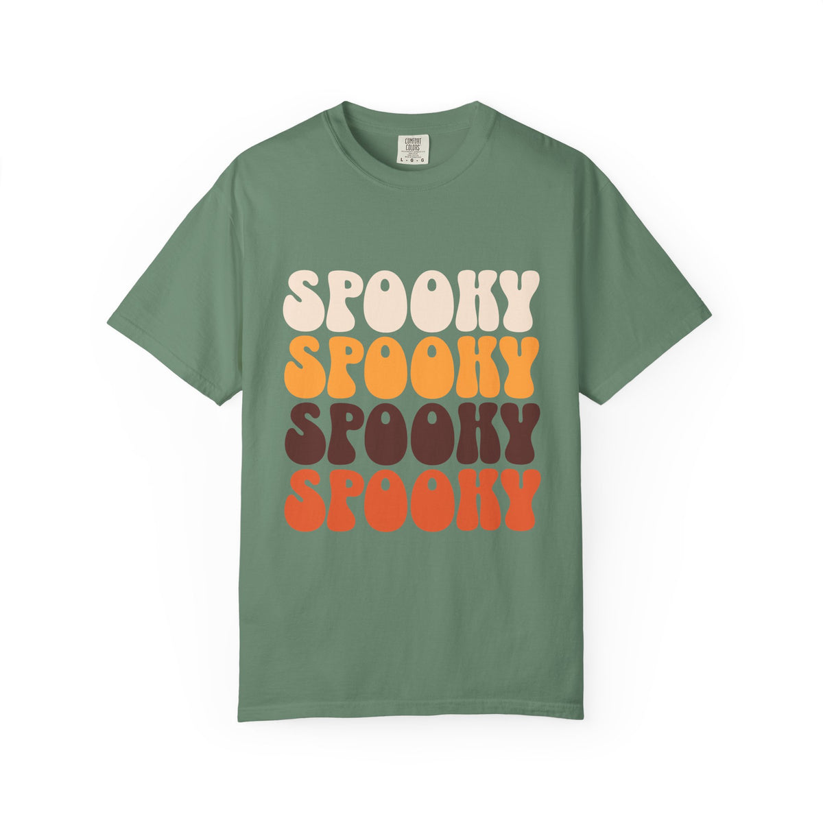 Spooky Retro Stack T-shirt | Vintage Halloween Typography