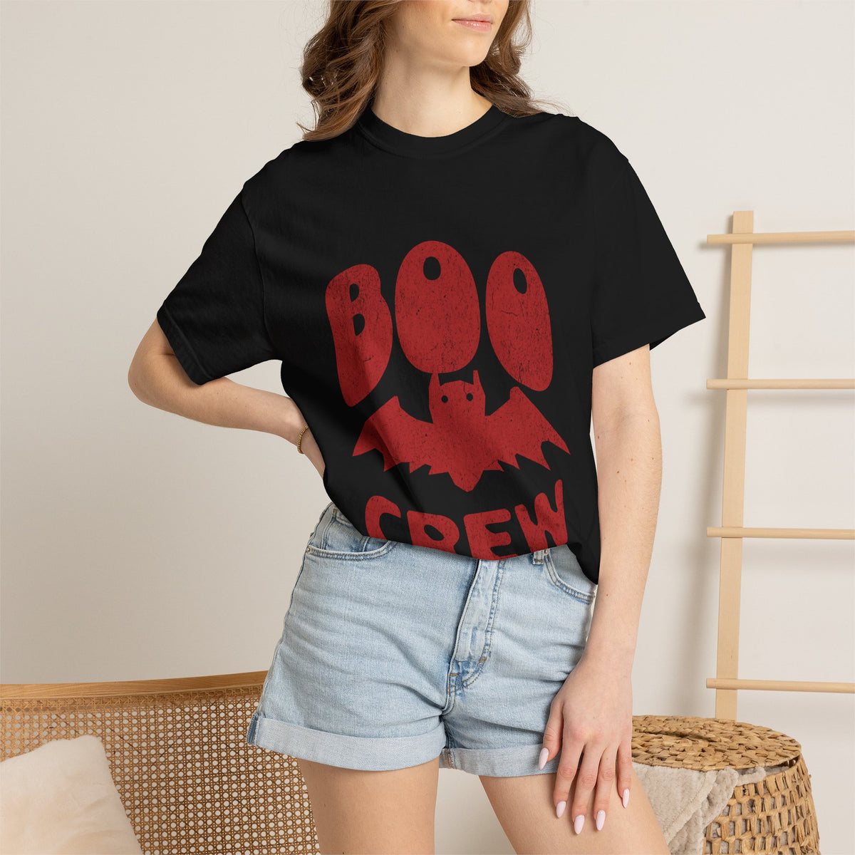 Boo Crew Bat T-shirt | Halloween Graphic Tee