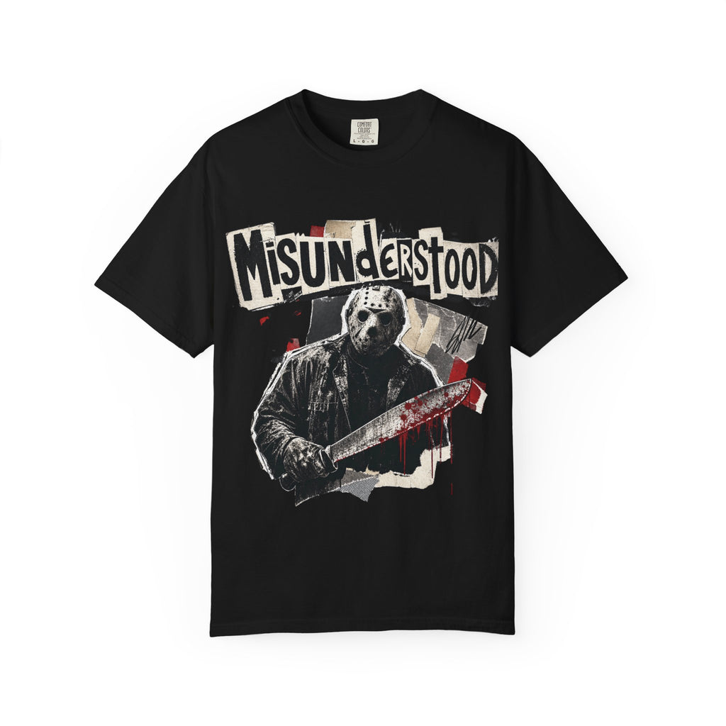 Misunderstood Jason Hockey Mask T-shirt | Horror Slasher Shirt