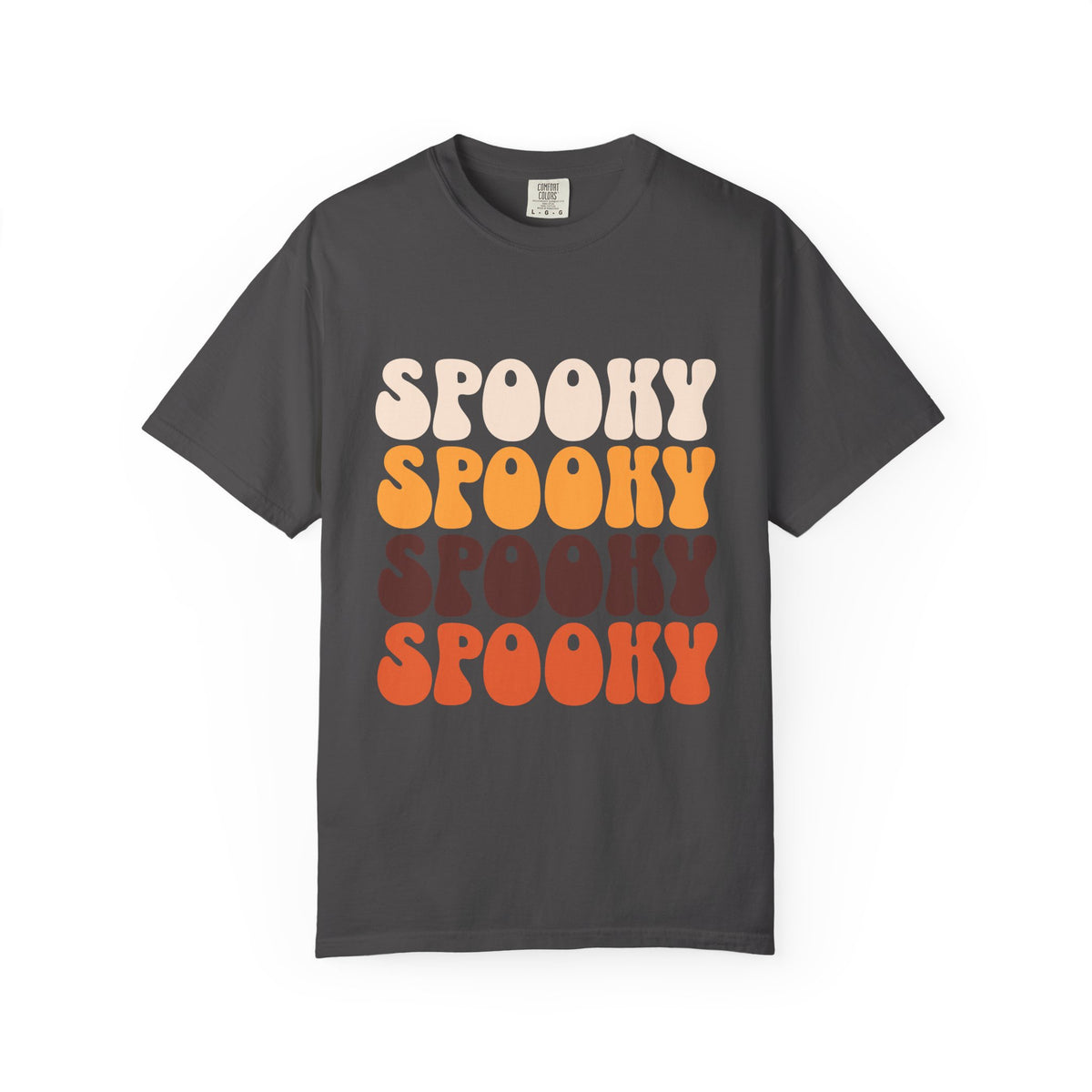 Spooky Retro Stack T-shirt | Vintage Halloween Typography