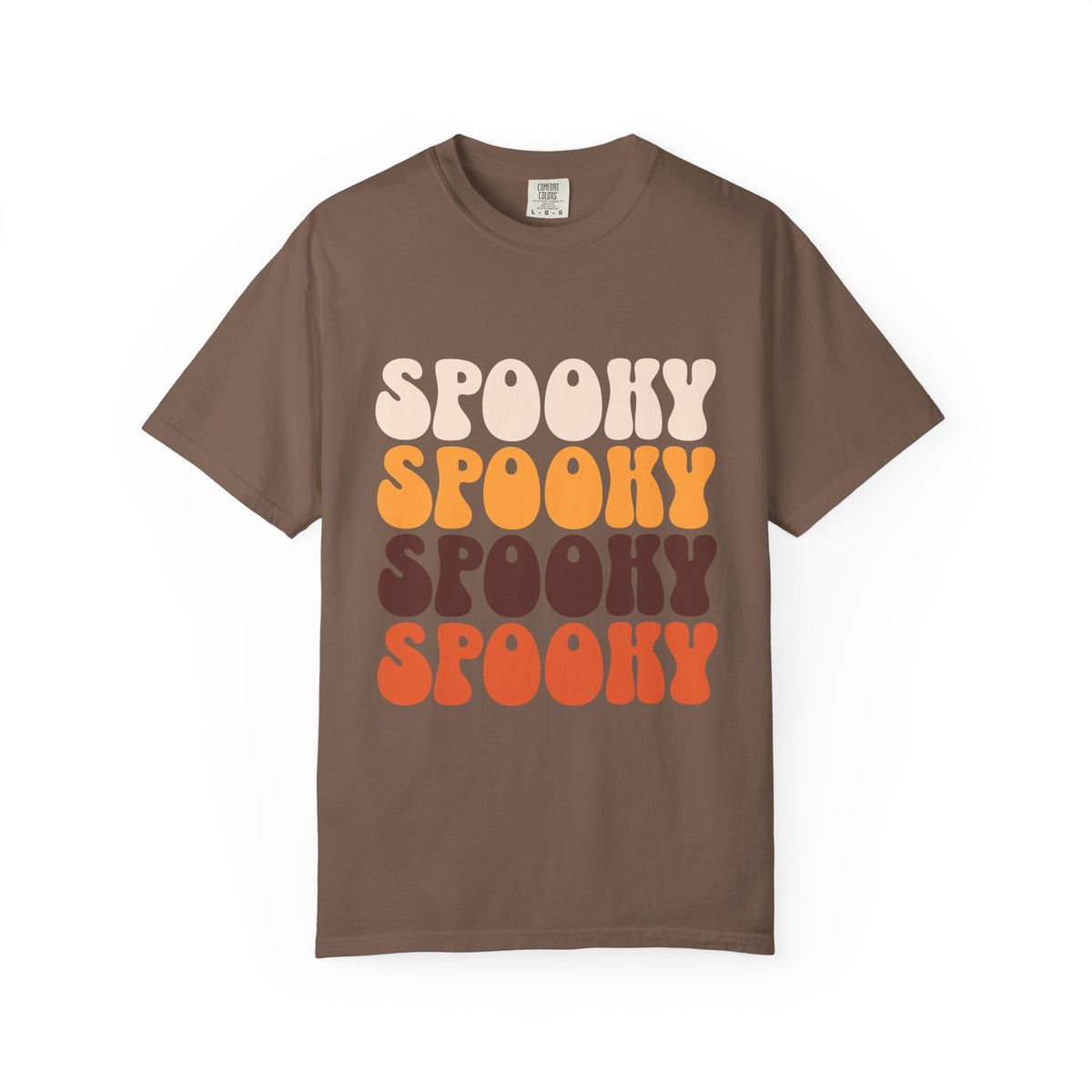Spooky Retro Stack T-shirt | Vintage Halloween Typography