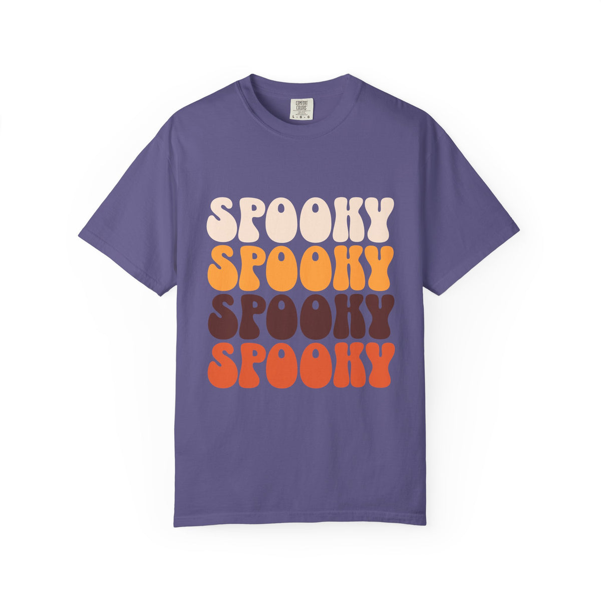 Spooky Retro Stack T-shirt | Vintage Halloween Typography