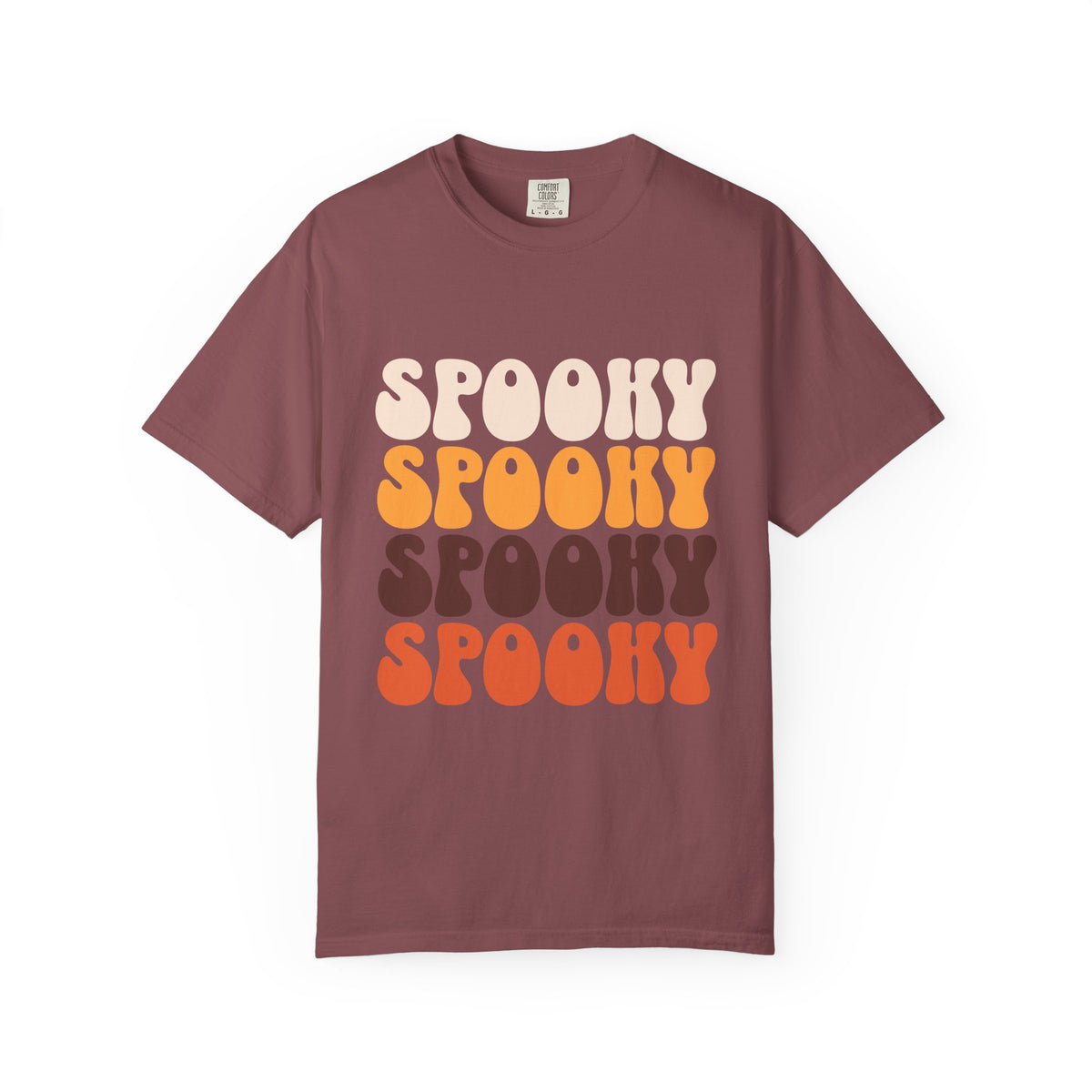 Spooky Retro Stack T-shirt | Vintage Halloween Typography