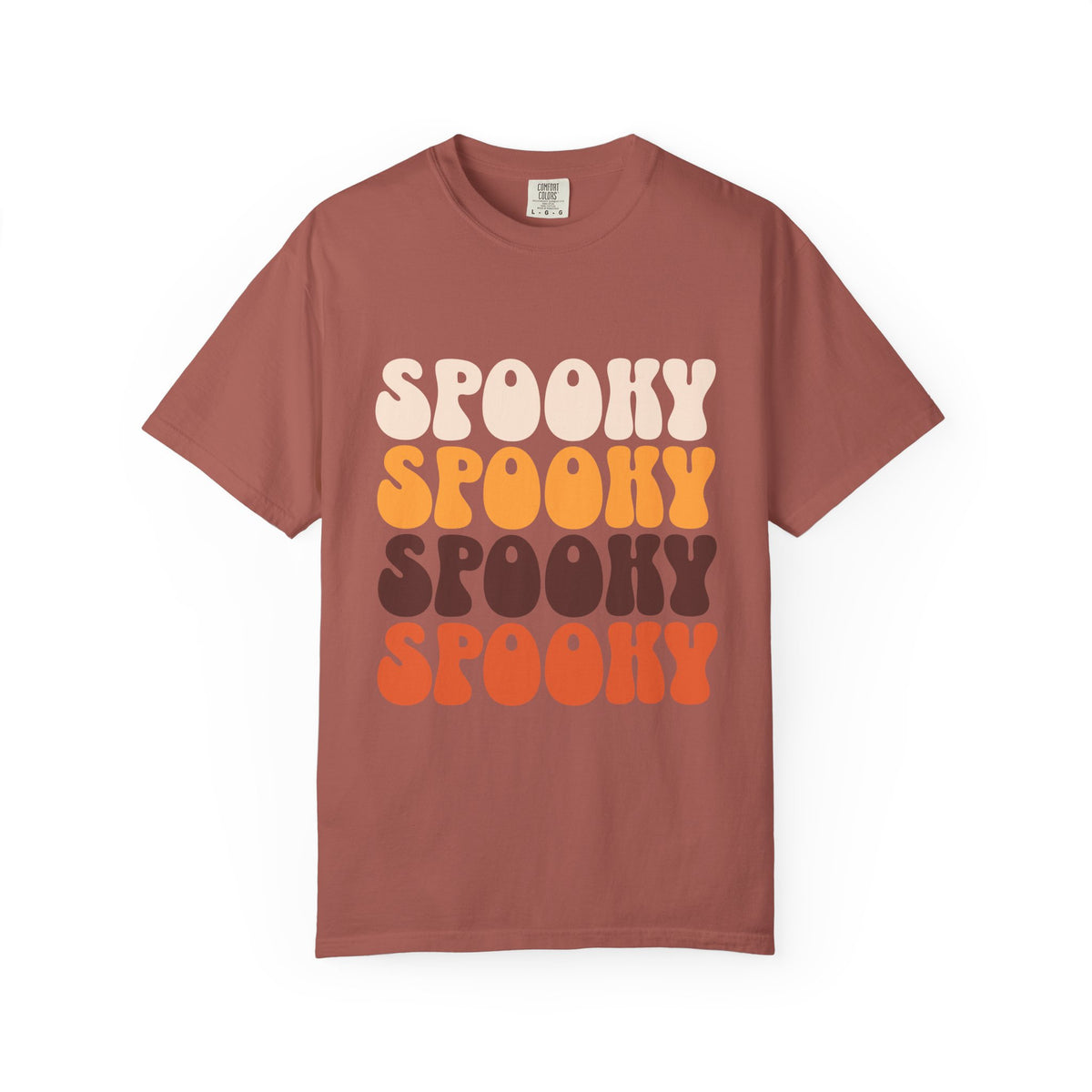 Spooky Retro Stack T-shirt | Vintage Halloween Typography