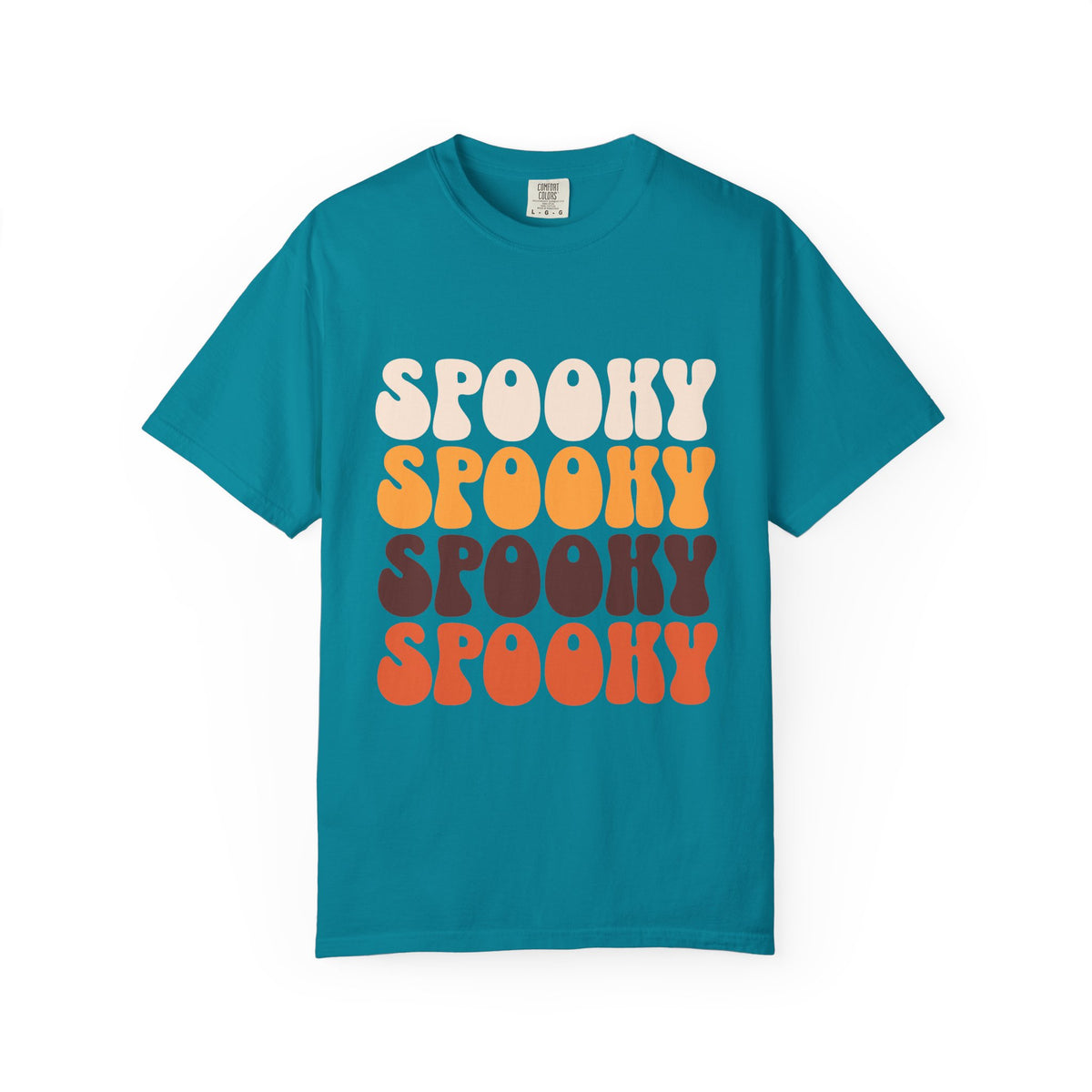 Spooky Retro Stack T-shirt | Vintage Halloween Typography