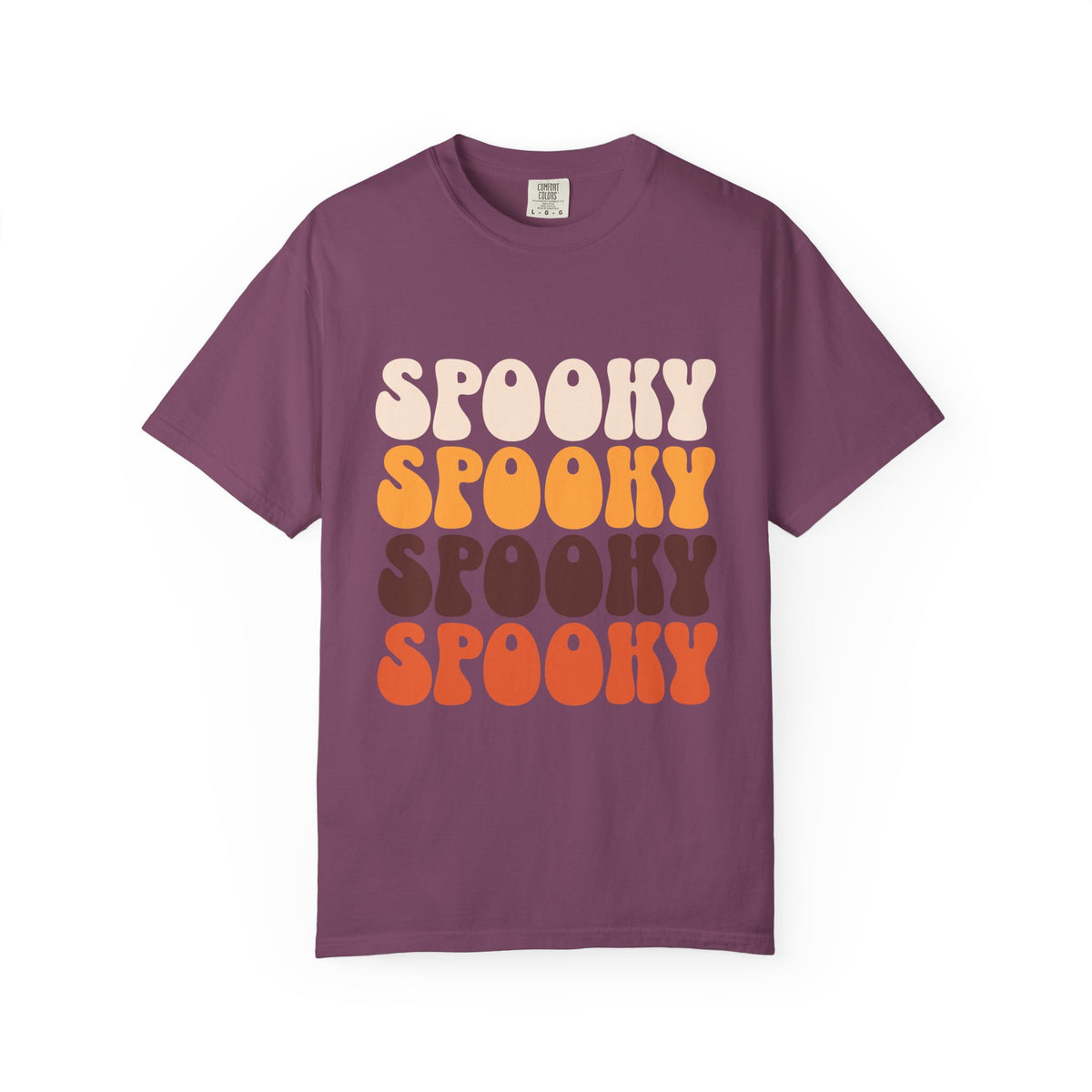 Spooky Retro Stack T-shirt | Vintage Halloween Typography