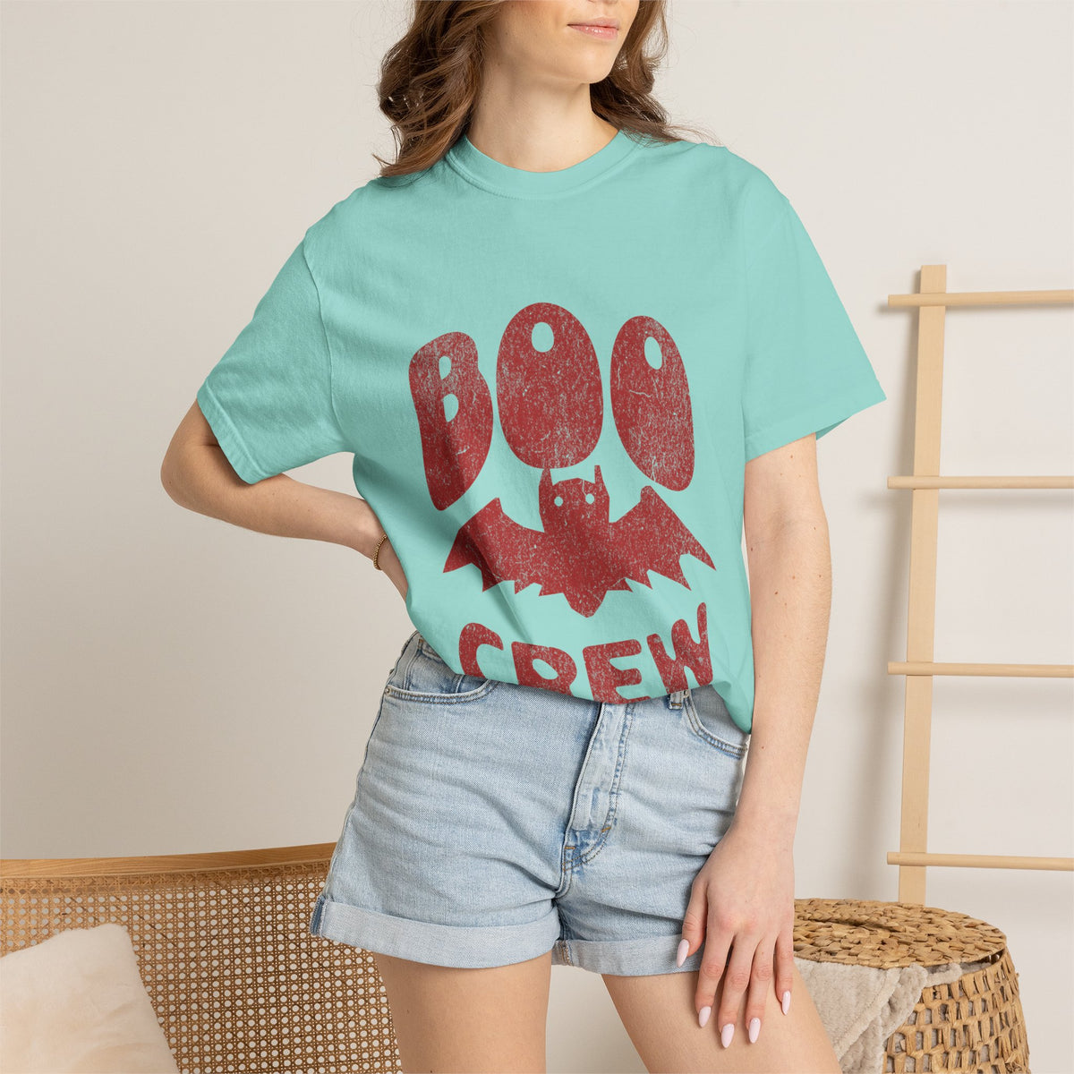 Boo Crew Bat T-shirt | Halloween Graphic Tee