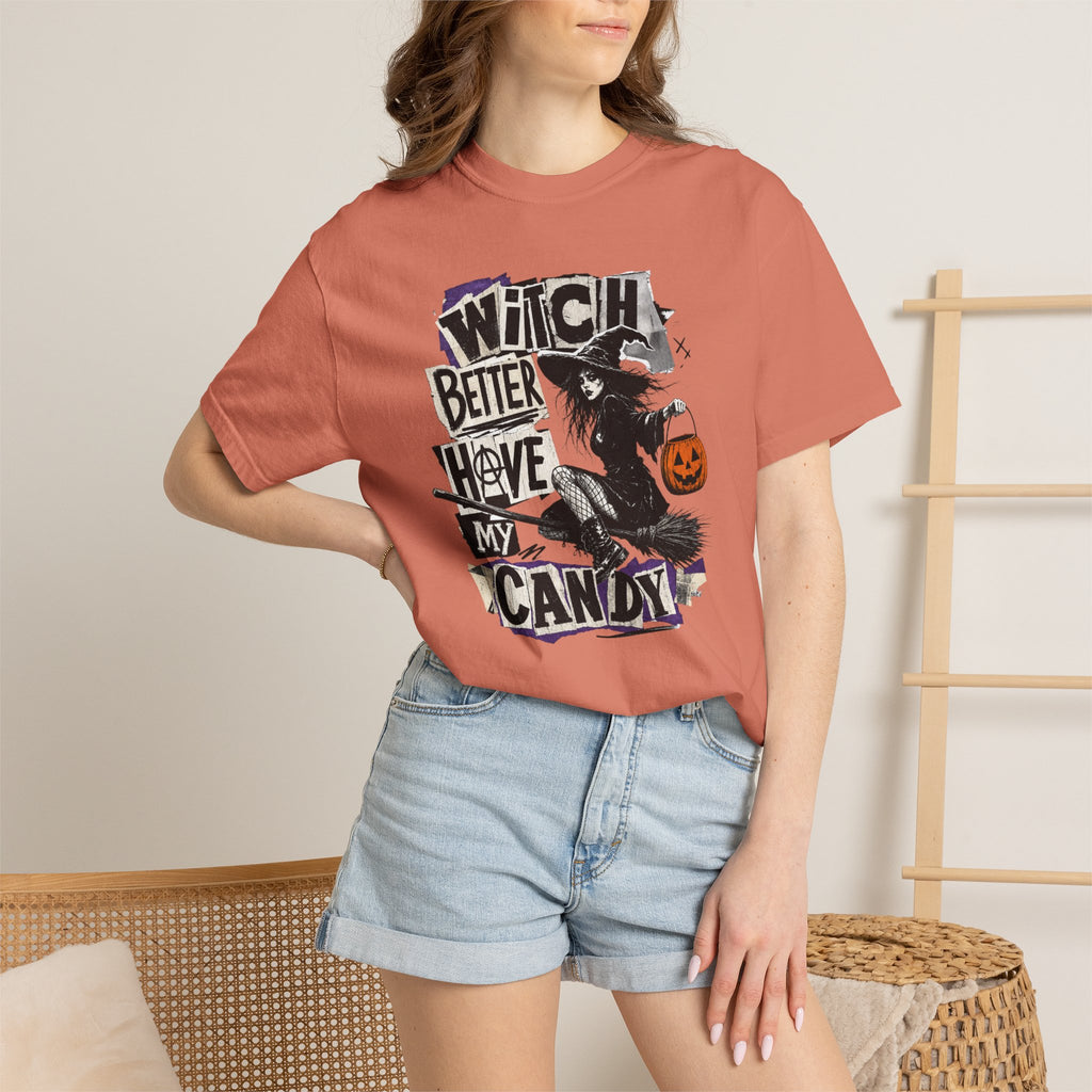 Witch Better Have My Candy T-shirt | Halloween Witch Pumpkin Costume Design