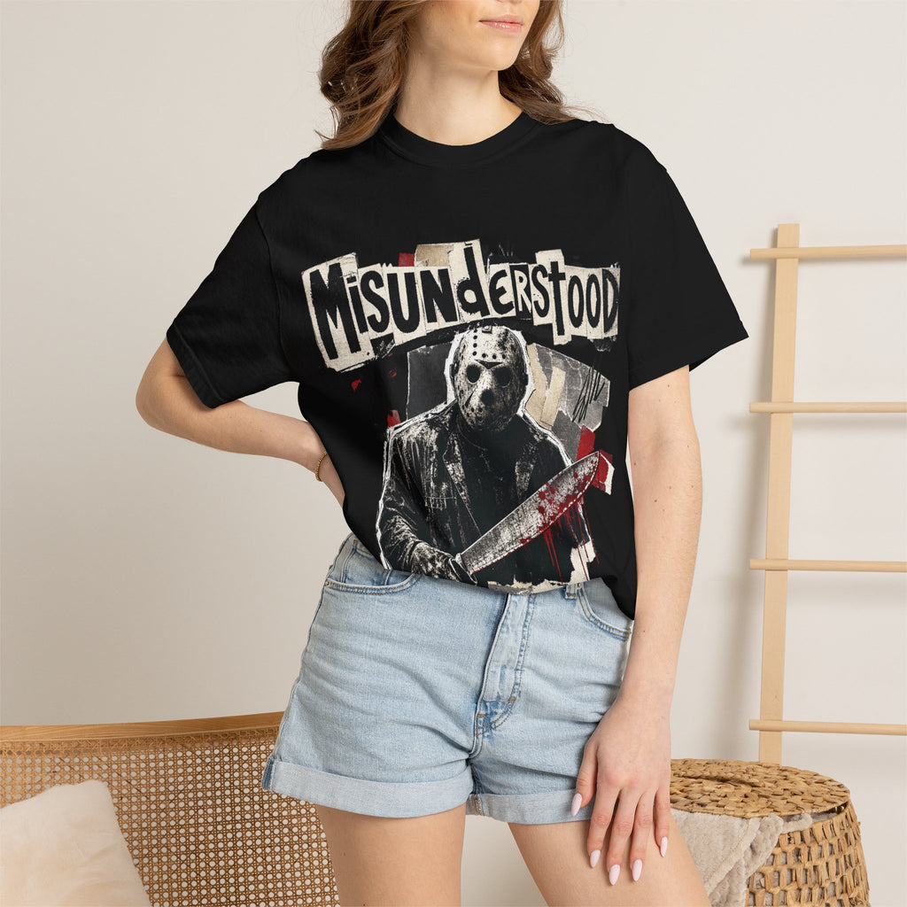 Misunderstood Jason Hockey Mask T-shirt | Horror Slasher Shirt