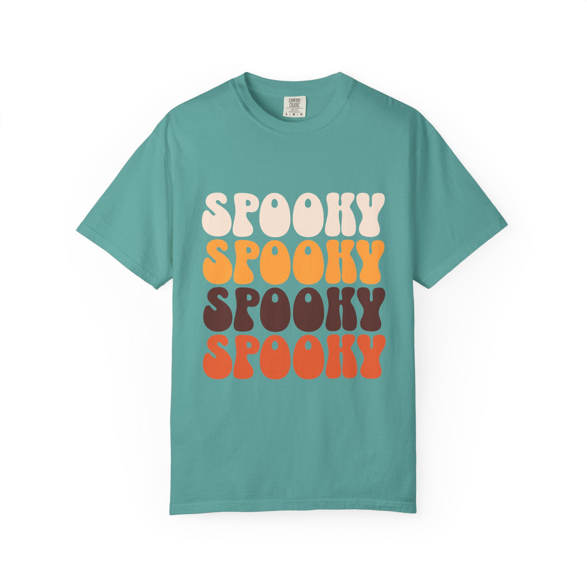 Spooky Retro Stack T-shirt | Vintage Halloween Typography