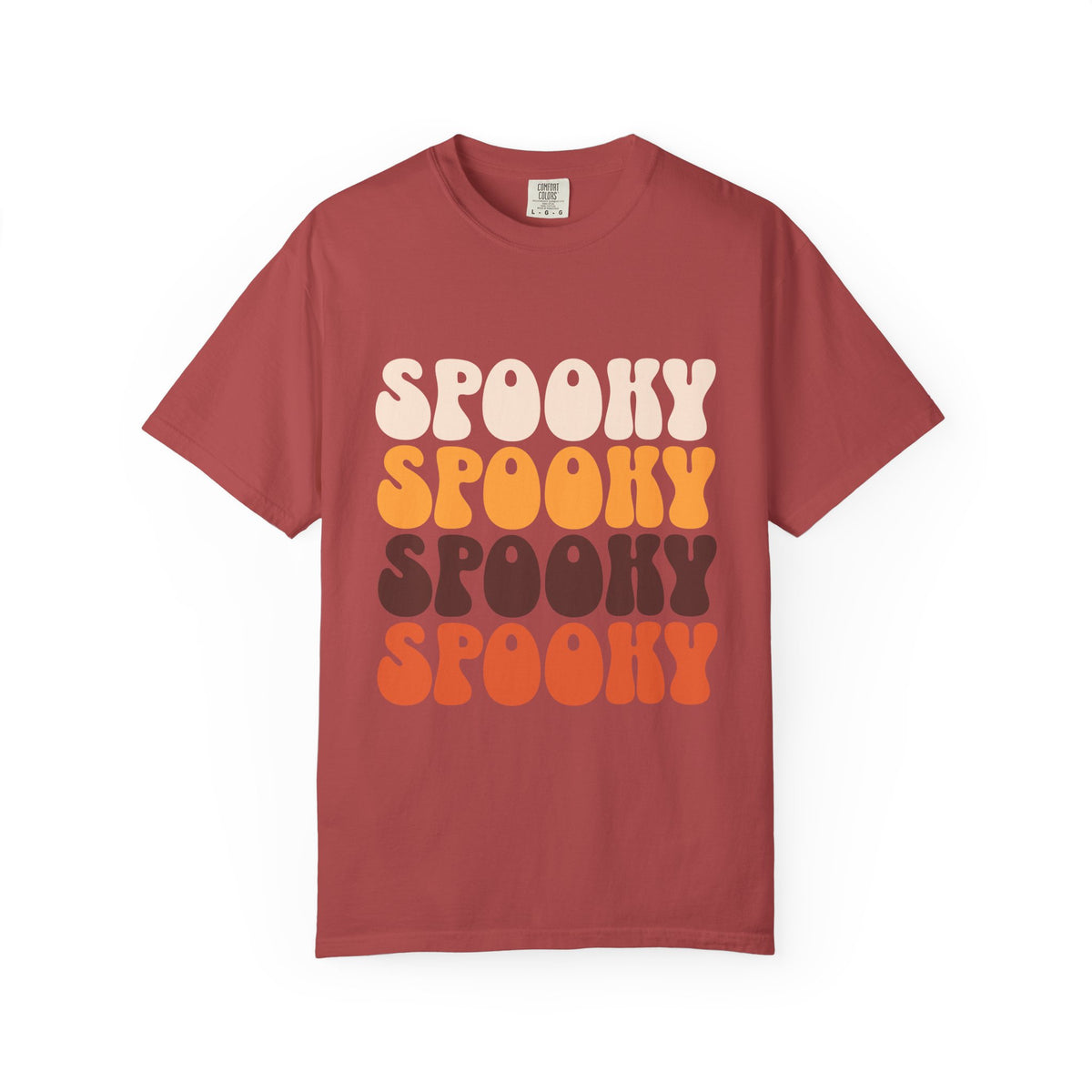 Spooky Retro Stack T-shirt | Vintage Halloween Typography